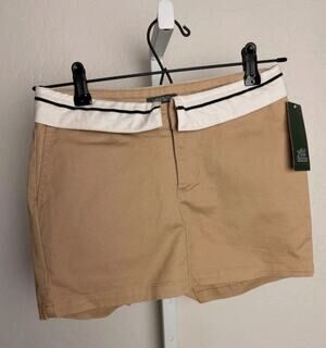 Wild Fable Tan Skort Shorts High Rise Preppy Size 00